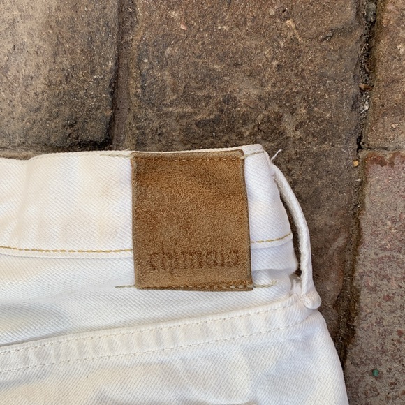 White Distressed Chimala Ankle Jeans 27 - Picture 4 of 4
